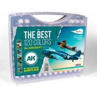 3G PLASTIC BRIEFCASE 120 AIRCRAFT COLORS von AK Interactive