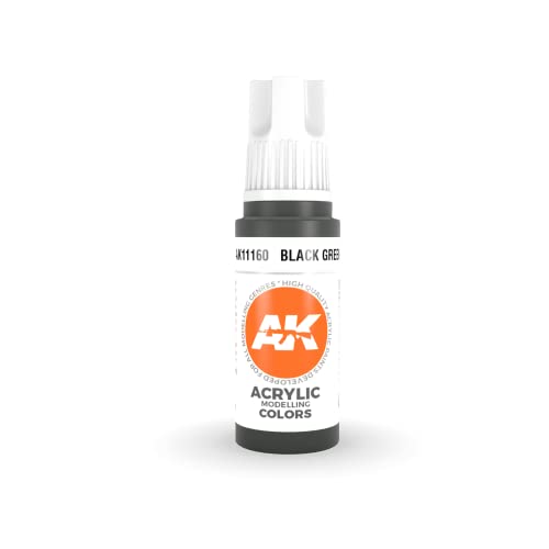 AK Interactive 3rd Gen Acrylic Black Green 17ml von AK Interactive