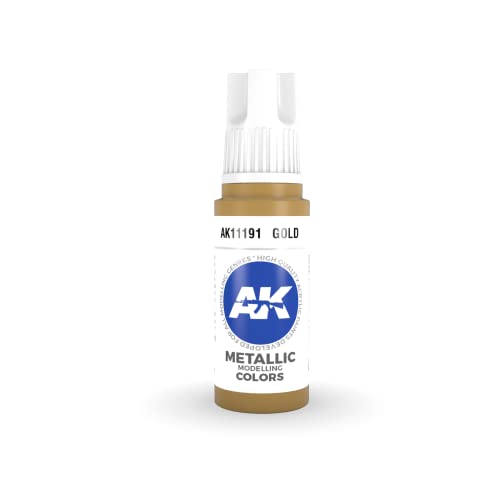 AK Interactive 3rd Gen Acrylic Gold Metallic 17ml von AK Interactive