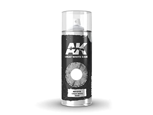 AK-Interactive AK1019 Great White Base Spray Grundierspray von AK Interactive