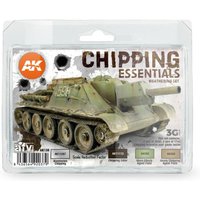 CHIPPING ESSENTIALS WEATHERING SET von AK Interactive