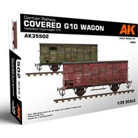 GERMAN RAILWAY COVERED G10 WAGON GEDECKTER GÜTERWAGEN G10 von AK Interactive