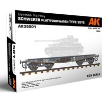 GERMAN RAILWAY SCHWERER PLATTFORMWAGEN TYME SSYS von AK Interactive