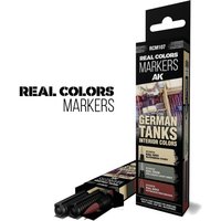 GERMAN TANKS INTERIOR COLORS - SET 3 REAL COLORS MARKERS von AK Interactive