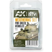 GREEN VEHICLES WEATHERING SET von AK Interactive