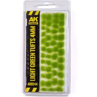 LIGHT GREEN TUFTS 4MM von AK Interactive