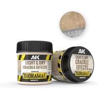 LIGHT & DRY CRACKLE EFFECTS - 100ml (Acrylic) von AK Interactive