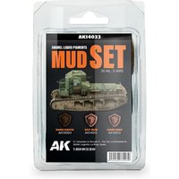 MUD SET - Liquid Pigment  (3 ref) von AK Interactive