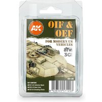 OIF & OEF - US VEHICLES WEATHERING SET von AK Interactive