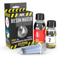 RESIN WATER 2-COMPONENTS EPOXY RESIN - 180ml von AK Interactive