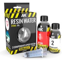 RESIN WATER 2-COMPONENTS EPOXY RESIN - 375ml von AK Interactive