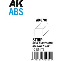 Strips 0.25 x 0.50 x 350mm - ABS STRIP von AK Interactive