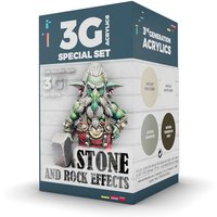 WARGAME COLOR SET. STONE AND ROCK EFFECTS. von AK Interactive