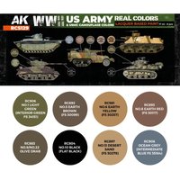 WWII US Army & USMC Camouflage Colors SET von AK Interactive