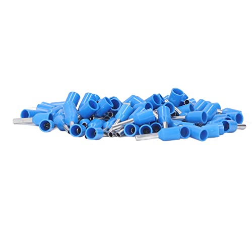 100 Pcs E1508 Stift Kabelend Klemme Isolierte Crimp -Terminkupfer -PVC für die Elektrische Verkabelung von AKLOSIPY