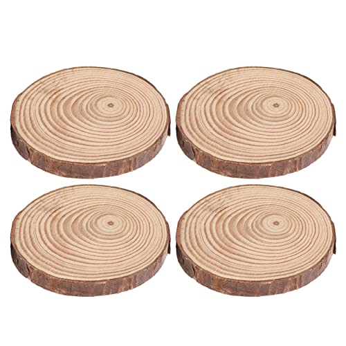 25-teiliges Holzbecher-Set – Kiefernholzbecher für Heim- und Bürodekoration, Holzdekor-Requisiten, Ideale Holzbecher für Getränke und Tischdekoration (Klein: 8 x 26 cm) von AKLOSIPY