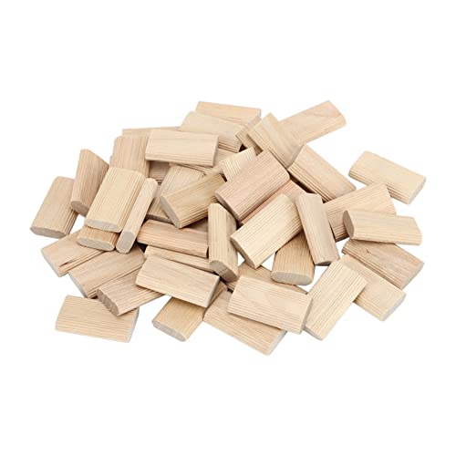 50 Stück Buchenholz ohne Zapfen, 8 X 40 Mm Lose Zapfen für die Holzbearbeitung, Zubehör, kein Zapfenwerkzeug für Starke Verbindungen, Ideale Holzbearbeitungslagen von AKLOSIPY