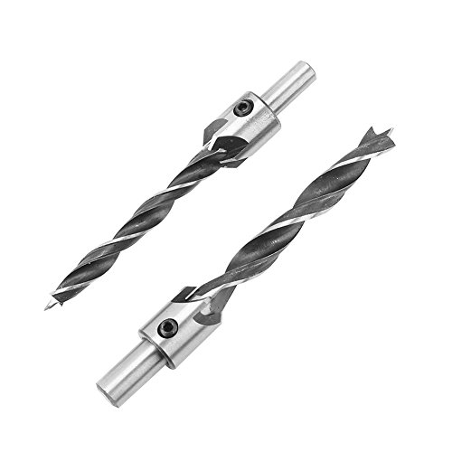 7pcs Stahl Countersink-Bohrbohrer mit Sechskantschlüssel, M-10mm, Ideal für Holz- und Plastikbohrungen von AKLOSIPY