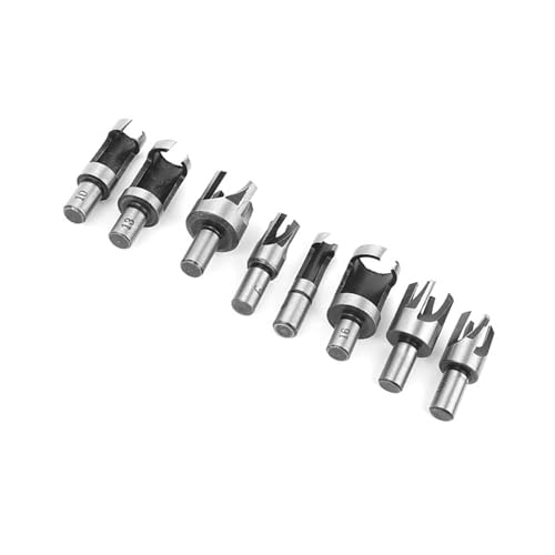 8-teiliges Holzstopfen-Bohrer-Set für Zimmerei, 6 Mm, 10 Mm, 13 Mm, 16 Mm von AKLOSIPY