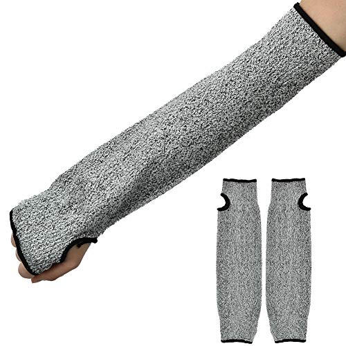 AKLOSIPY Ärmel 1 P Arm Ive Ärmel Arbeitshandschuhe | Proof Sleeve Abriebschutz... (L=35cm) von AKLOSIPY