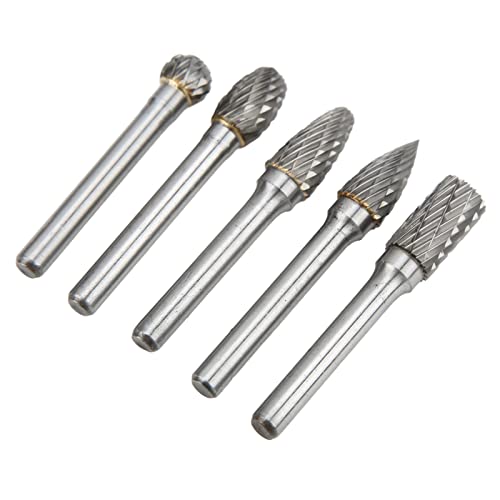 Datei 5-teiliges 6 X 10 Mm Doppel-Wolframkarbid-Fräsfeilen-Set für Rytion Automobile Ft G (ADEFG) von AKLOSIPY