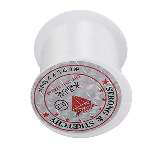 Rolle C-Nylon-St-Kordel 0,2 Mm – 42 Yards Nylonfaden für den Landschaftsbau, Zur Herstellung von Schmuckarmbändern, Zum Selbermachen, C-Angelschnur, Starker St-Draht. von AKLOSIPY