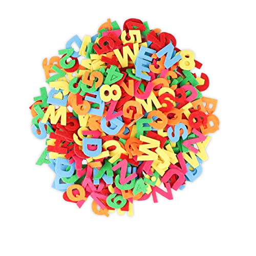 300PCS Buchstaben Sticker Buchstaben Aufkleber Zahlen Aufkleber Buchstaben Selbstklebend Klebe Buchstaben ABC Sticker Zahlen Bastelset Sticker Buchstaben Zahlen Aufkleber Für DIY Handwerk Decor von AKONE