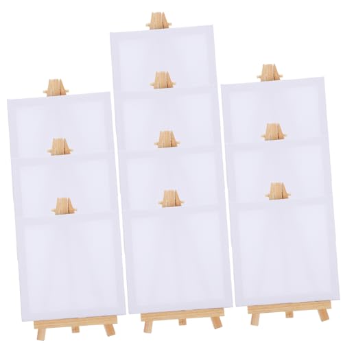 AKOOSY 10 Sätze Teiliges Set Mini Ölmalerei Rahmen und Staffeleien Holz Sicher Abgerundete Kanten Vielseitig Einsetzbar für Anfänger Kunsthandwerk und Heimdekoration für Kreative AKOOSY 10 Sätze Teiliges Set Mini Ölmalerei Rahmen und Staffeleien Holz Sicher Abgerundete Kanten Vielseitig Einsetzbar für Anfänger Kunsthandwerk und Heimdekoration für Kreative von AKOOSY