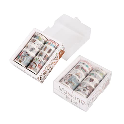 AKOOSY 2 Kartons À 10 Rollen dekoratives klebeband Bänder Aufkleber ästhetisch Packband klar Müll gruselig the washi tape farbiges klebeband Adhesive tape Abdeckband klebriges Papierband von AKOOSY