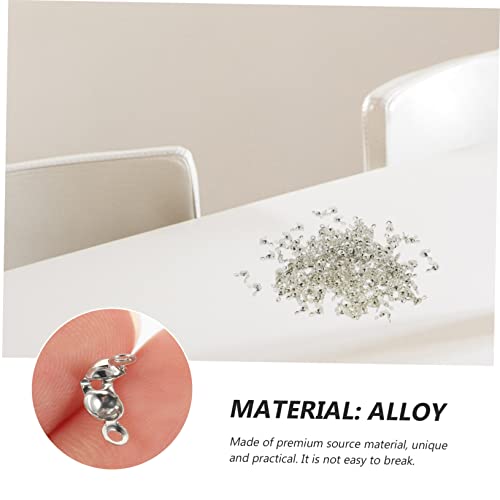 AKOOSY 300 Stück Teiliges Crimpperlen Langlebigem Schmuckherstellung Zubehör mit Endkappen und Quetschkalotten für Armbandverschluss und Kordelenden bei DIY Schmuckprojekten AKOOSY 300 Stück Teiliges Crimpperlen Langlebigem Schmuckherstellung Zubehör mit Endkappen und Quetschkalotten für Armbandverschluss und Kordelenden bei DIY Schmuckprojekten von AKOOSY