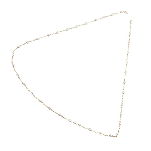 AKOOSY Perlenkette armreif kettenglieder schmuck machen Handgemachter Schmuck necklace Perlen für Schmuckhersteller Zubehörkette herstellen verdrehte Kettenspule Kabelkette Weiß AKOOSY Perlenkette armreif kettenglieder schmuck machen Handgemachter Schmuck necklace Perlen für Schmuckhersteller Zubehörkette herstellen verdrehte Kettenspule Kabelkette Weiß von AKOOSY