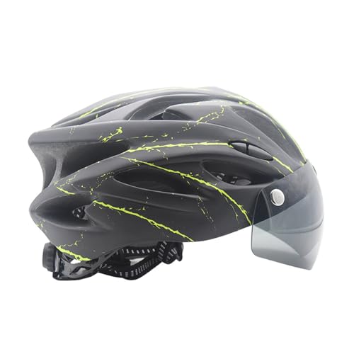 Fahrradhelme für Damen und Herren, Cityhelme mit Brille und Magnetverschluss. Leichter Allround-Fahrradhelm für den Stadtverkehr, sportliches Design, Unisex-Fahrradhelm C,57-62cm von AKPHBKFG