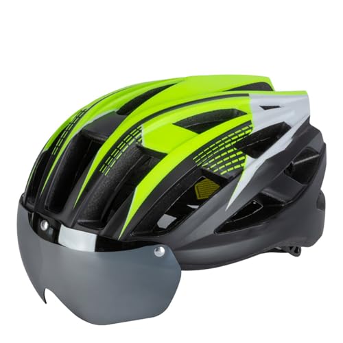 Fahrradhelme für Damen und Herren, Cityhelme mit Magnetverschluss. Leichter Allround-Fahrradhelm für den Stadtverkehr, sportliches Design, Unisex-Fahrradhelm B,57-62cm von AKPHBKFG