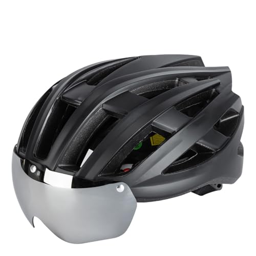 Fahrradhelme für Damen und Herren, Cityhelme mit Magnetverschluss. Leichter Allround-Fahrradhelm für den Stadtverkehr, sportliches Design, Unisex-Fahrradhelm C,57-62cm von AKPHBKFG