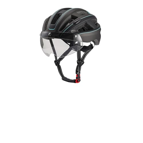 Fahrradhelme für Damen und Herren. Urbaner Helm mit Magnetverschluss. Leichter Allround-City-Fahrradhelm, sportliches Design, atmungsaktiver und cooler Helm, Unisex-Fahrradhelm D,55-61cm von AKPHBKFG