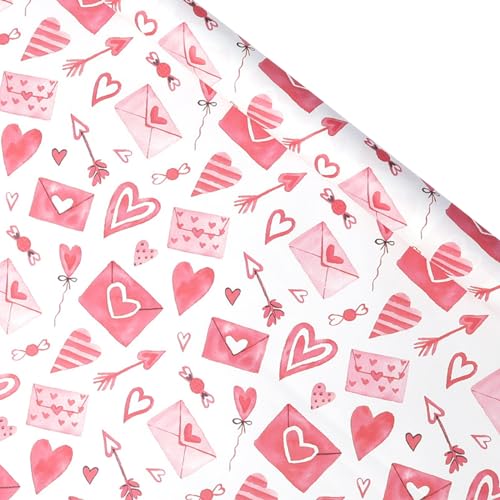 AKTOUR Geschenkpapier Einfarbig rosa Geschenkpapier, DIY-Kunsthandwerk, Kunstpapier für Valentinstag, Geburtstag, Party, Verpackungszubehör Wraps Für Unkraut (D, One Size) von AKTOUR