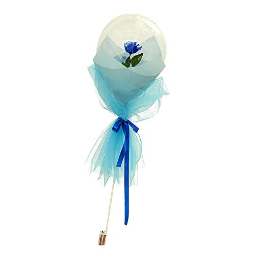 AKTOUR Laterne Kleinkind Dekoration Rose Weihnachten für Party Fashion Balloons 8PCS PVC Home Ü Eier Figuren (Blue, One Size) von AKTOUR