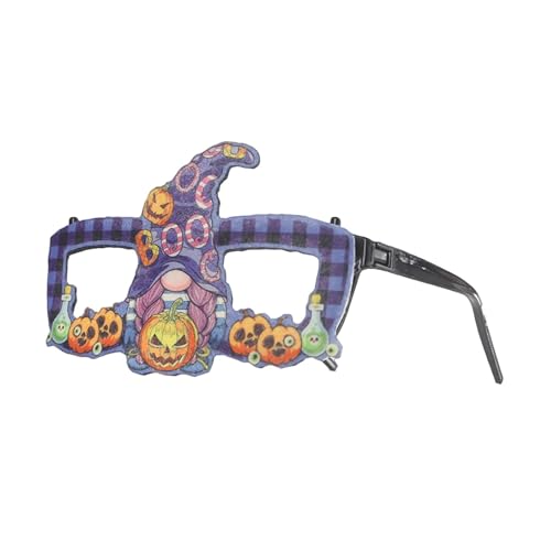 AKTOUR Parteifahnen Halloween-Brille mit Weihnachtsthema, verrückte Partybrille für saisonale Feierlichkeiten, einzigartiges Kostümzubehör Ereignishorizont 4k (B, 14X10X2CM) von AKTOUR