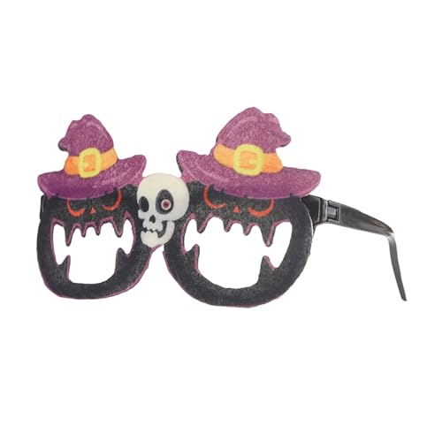 AKTOUR Parteifahnen Halloween-Brille mit Weihnachtsthema, verrückte Partybrille für saisonale Feierlichkeiten, einzigartiges Kostümzubehör Ereignishorizont 4k (D, 14X10X2CM) von AKTOUR