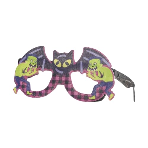 AKTOUR Parteifahnen Halloween-Brille mit Weihnachtsthema, verrückte Partybrille für saisonale Feierlichkeiten, einzigartiges Kostümzubehör Ereignishorizont 4k (E, 14X10X2CM) von AKTOUR