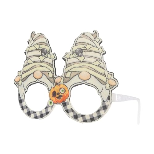 AKTOUR Parteifahnen Halloween-Brille mit Weihnachtsthema, verrückte Partybrille für saisonale Feierlichkeiten, einzigartiges Kostümzubehör Ereignishorizont 4k (F, 14X10X2CM) von AKTOUR