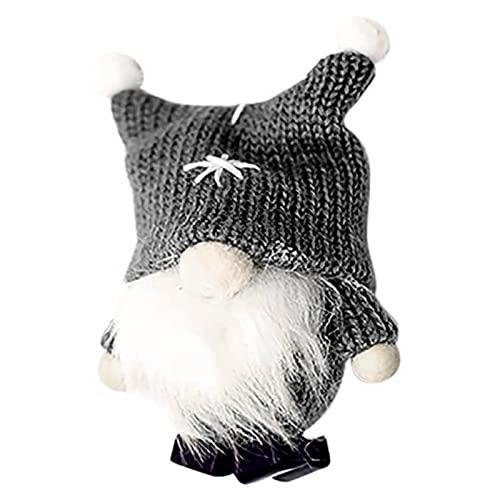 AKTOUR Pflanzen Set Für Kinder Dekoration, gesichtslos, Ornament, Party, GIF, stehend, Puppe, Anhänger, Haushalt, Thanksgiving, Zimmer, hängende Puppe, Wolle Gasstrahler Für Innen (Grey, One von AKTOUR