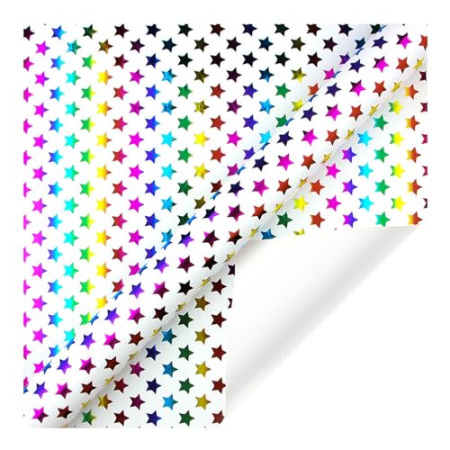 AKTOUR Plastikpapierrolle Einwickeln bunte Folie mit Streifen, Punkten, Alles Gute zum Geburtstag-, Geschenkpapier für Feiertage, Geburtstage, Hochzeiten Plastikpapier Einwickeln (C, One Size) von AKTOUR