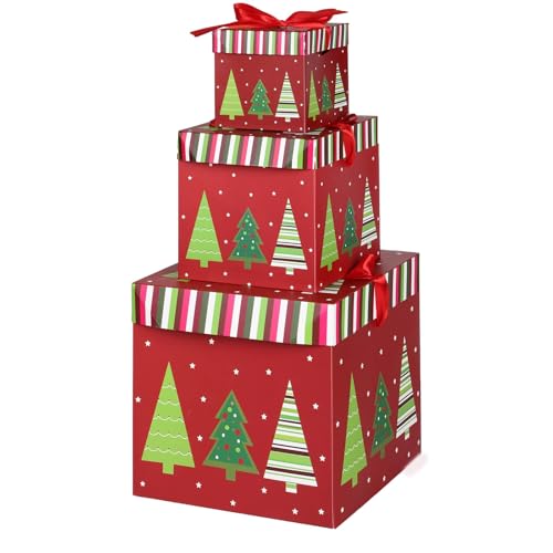 AKTOUR Verpackungsstation für die Weihnachtsausstellung in Einkaufszentren, Supermärkten und Schaufenstern Geschenkpapier Komisch (Watermelon Red, 20X20CM) von AKTOUR