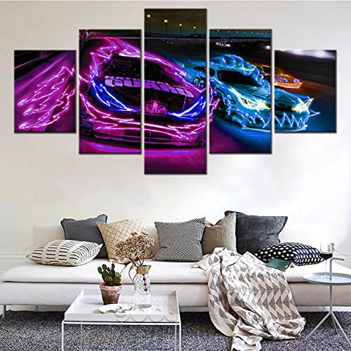 5 Bild Auf Leinwand Deko Wohnzimmer Leinwand Gemälde 5 Stück Unsplash The Luxury Car Poster Moderne Kunst Dekorative Bilder Leinwand Für Wohnzimmer Wand Rahmenlos 40X60Cmx2 40X80Cmx2 40X100Cmx1 W von ALBVLE