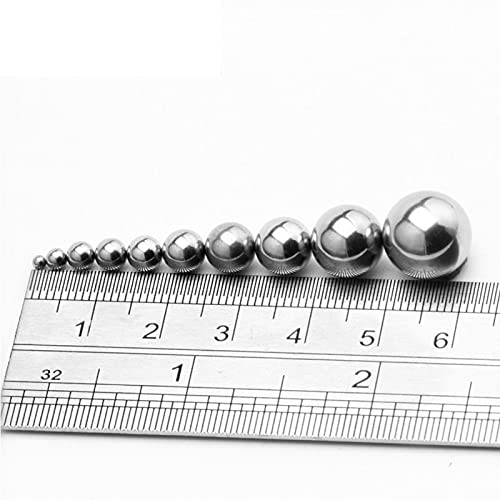 ALEOHALTER Edelstahl-Kugellagerkugeln, Edelstahl-Mischkugeln, Präzisionskugellager, 2 mm, 3 mm, 4 mm, 5 mm, 6 mm (50 Stück/200 Stück) von ALEOHALTER