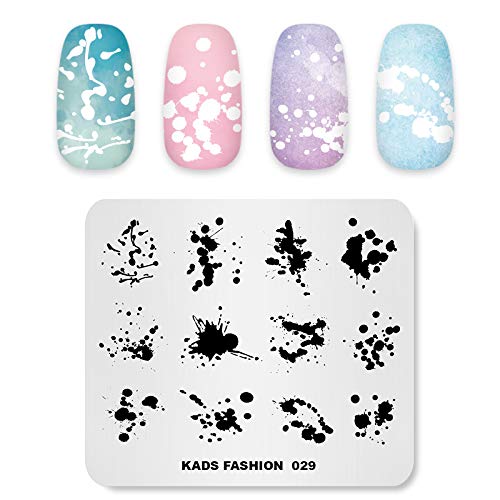 Stamping Platten Nail Art Vorlage Jigs Maniküre Splashing Ink Jet Ink Multimuster-Design Stamping Image Stencil Tools Nail Art von ALEXNAILART