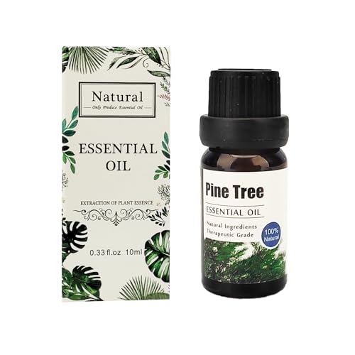 ALLAVA Ätherische Öle für Diffuser, Kieferöl Ätherische Öle, Diffuser Ätherische Öle, Duftöl Diffuser, Ätherische Öle Naturrein, Essential Oils, für Seife, Kerzen, Luftbefeuchter (10ml) von ALLAVA