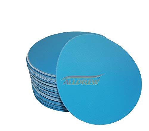 125mm Nass und Trocken Schleifscheiben 10x 240 320 400 600 800 KORN // ALLDREW Klett Schleifpapier 5'' Wasserdicht Schleifpads 50 Stück Gemischt für Exzenterschleifer von ALLDREW