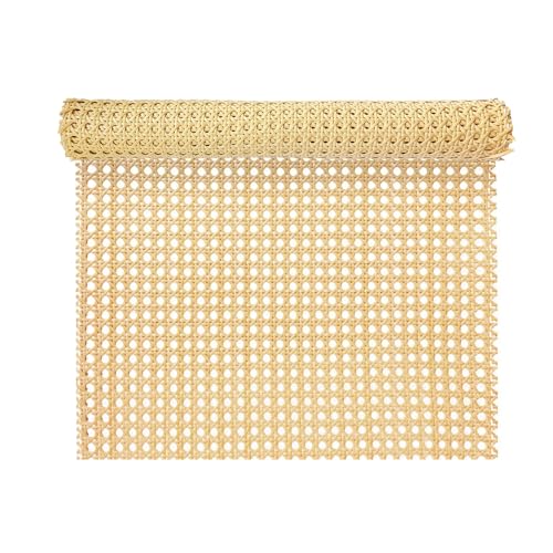 ALLINKIT 40 x 100cm Wiener Geflecht,Wiener Geflecht Meterware,Cane Webbing Rattan Roll,Wiener Geflecht Flechtmatten for Rattan Craftsmen,Handgemachtes PE Rattan Geflecht für DIY Möbeldekoration von ALLINKIT